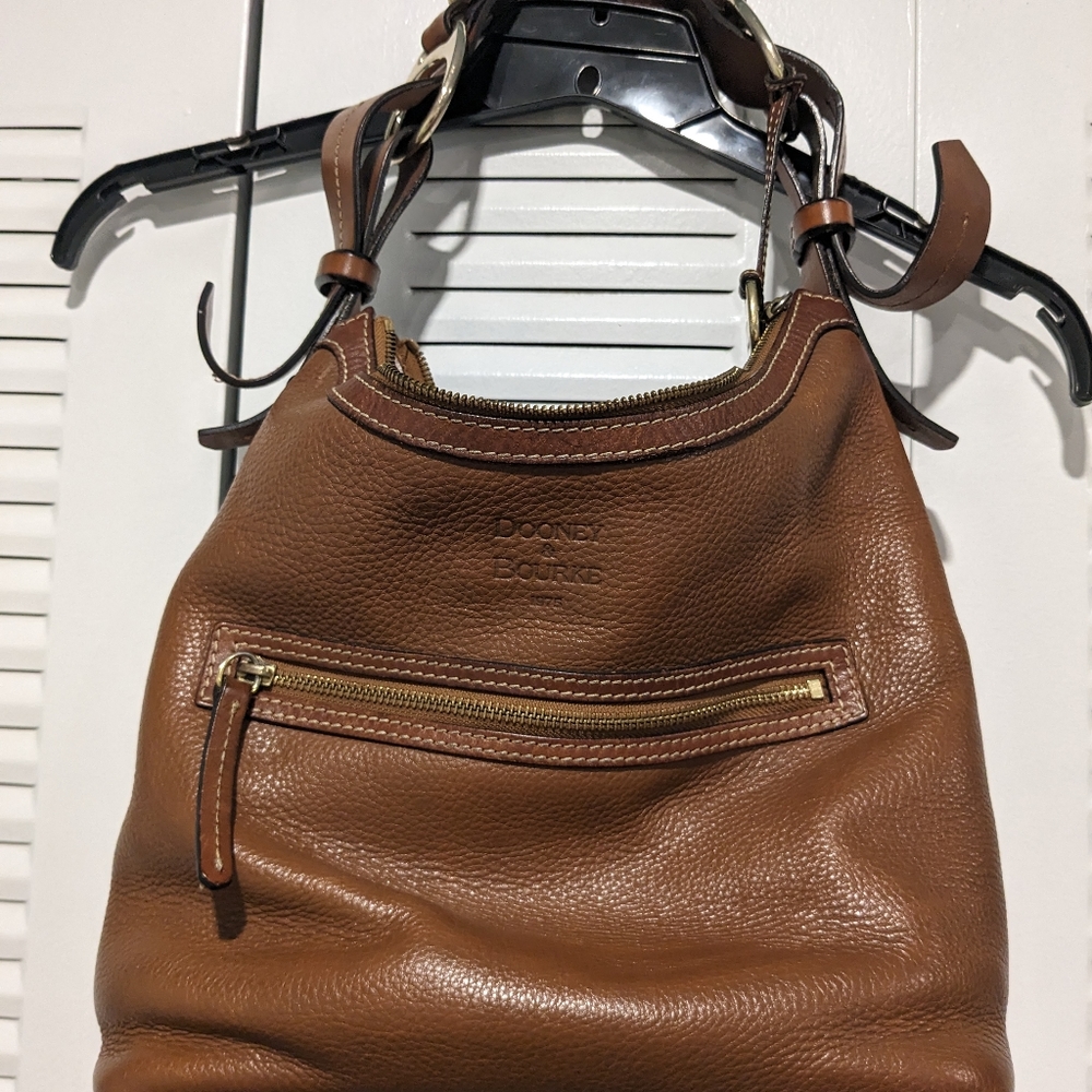 Doony & Burke 1975 boho pebble leather purse